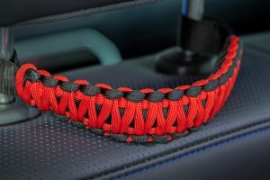 Headrest Grab Handles - Rough Country - Two-color woven design